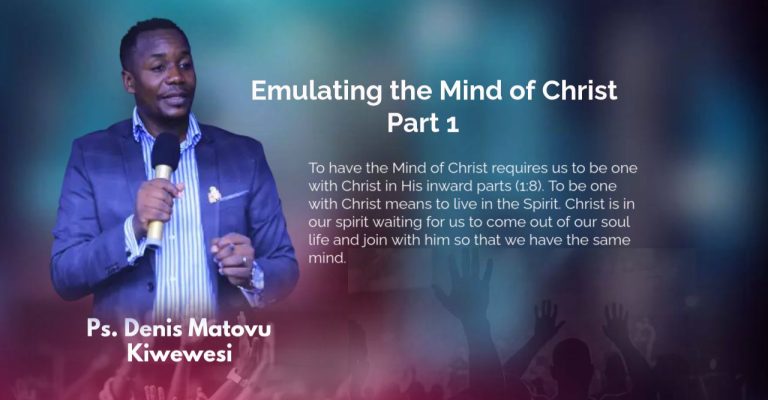 Emulating the Mind of Christ Part 1
