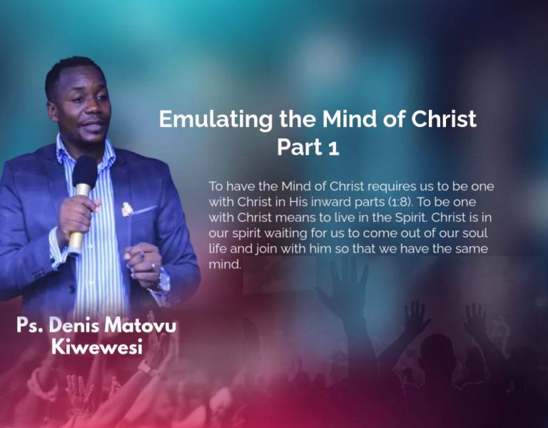 Emulating the Mind of Christ Part 1