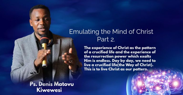 Emulating the Mind of Christ Part 2.