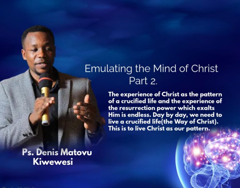 Emulating the Mind of Christ Part 2.