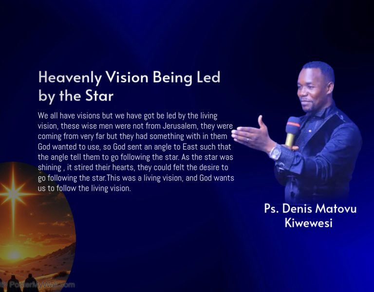 Heavenly Vision Being Led by the Star