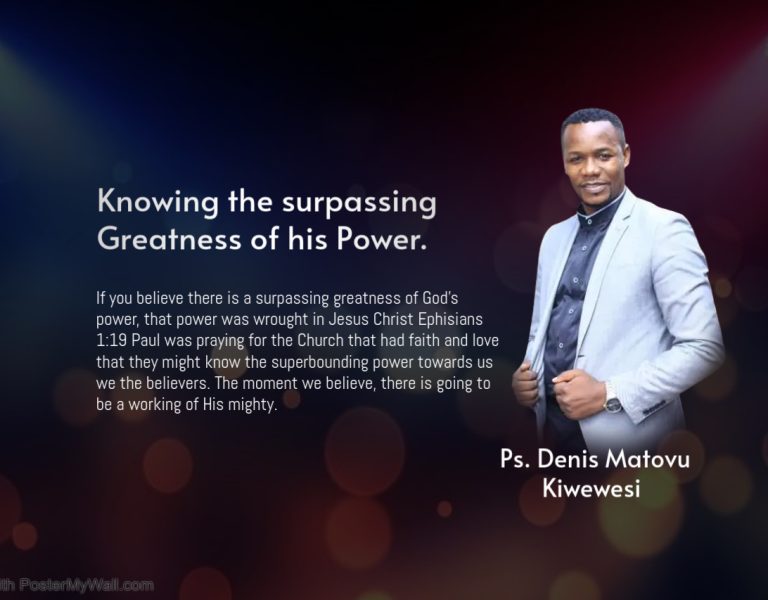 Knowing the surpassing Greatness of his Power.