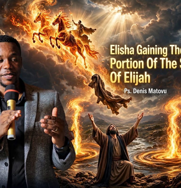Elisha Gaining The Double Portion Of The Spirit Of Elijah