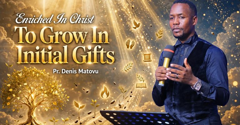 Enriched In Christ To Grow In Initial Gifts