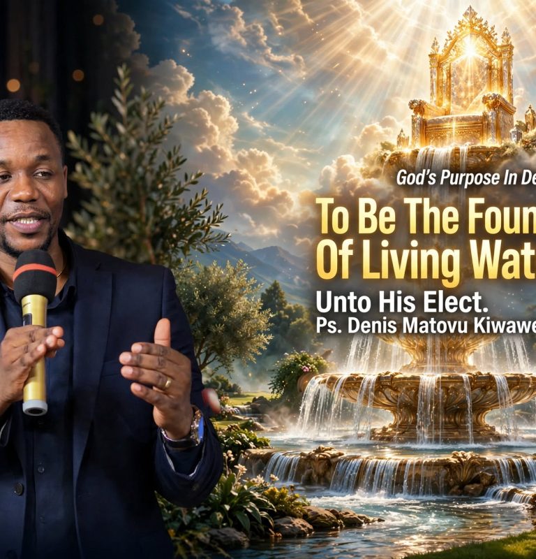 God’s Purpose In Desiring To Be The Fountain Of Living Water Unto His Elect.