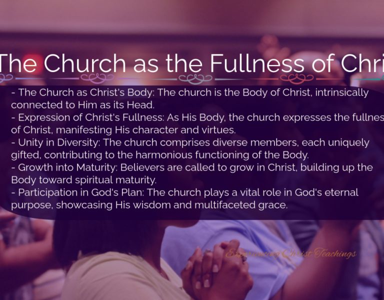 Devotional 218: The Church as the Fullness of Christ