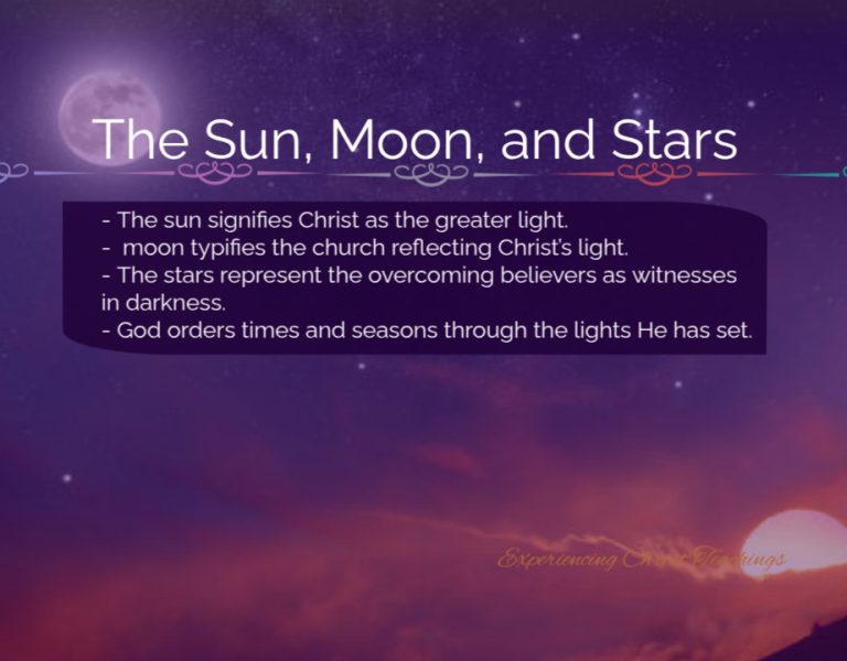 Devotional 227: The Sun, Moon, and Stars