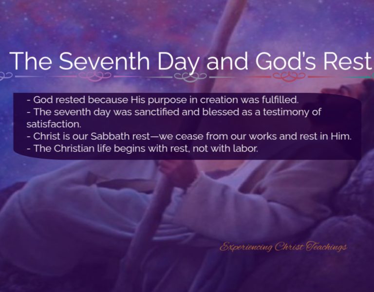 Devotional 233: The Seventh Day and God’s Rest