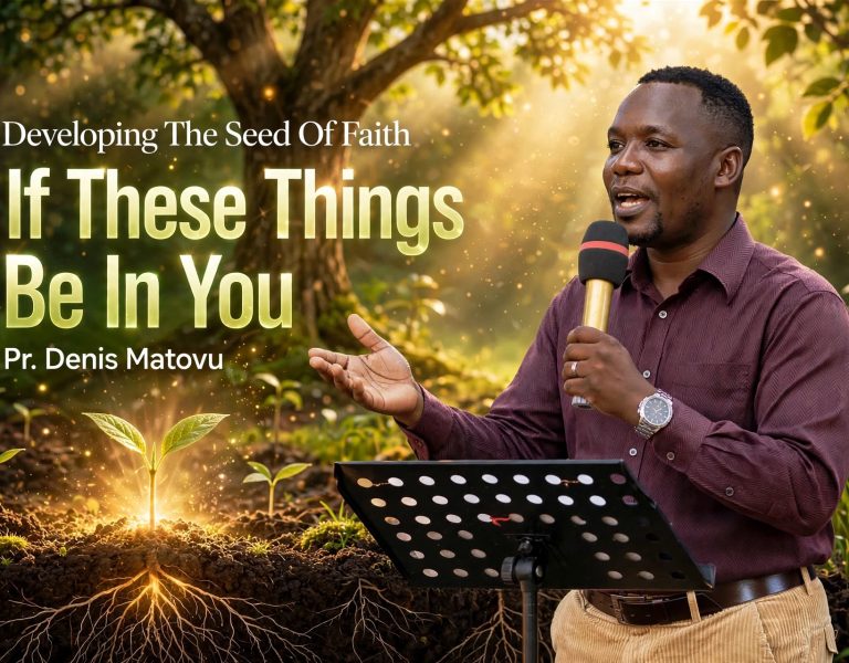 Developing The Seed Of Faith- If These Things Be In You