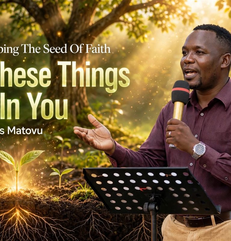 Developing The Seed Of Faith- If These Things Be In You