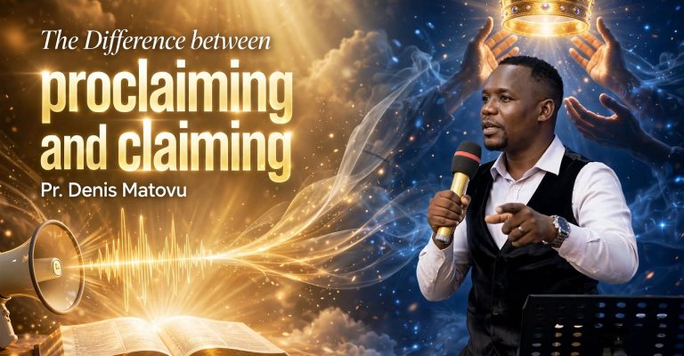 The Deference between proclaiming and claiming
