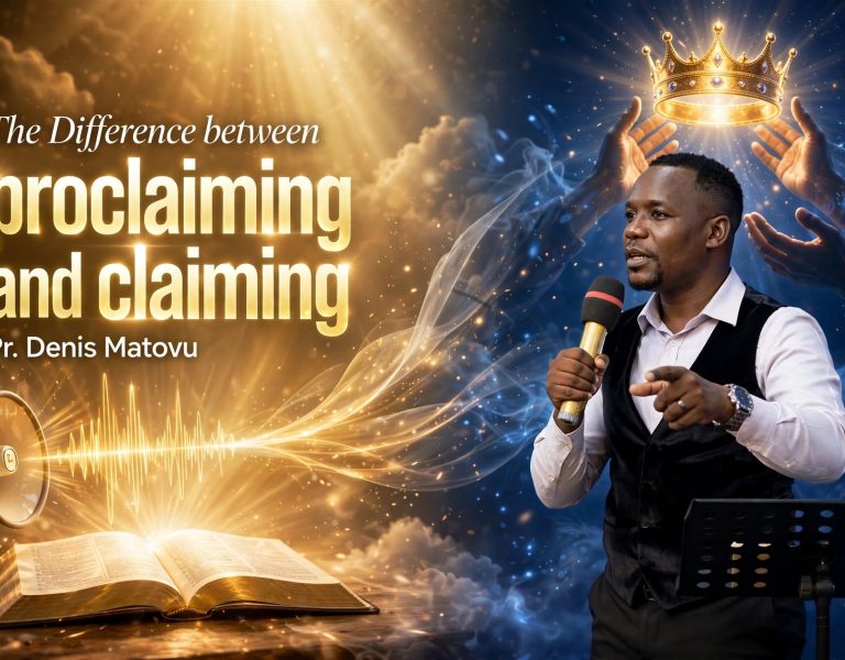 The Deference between proclaiming and claiming