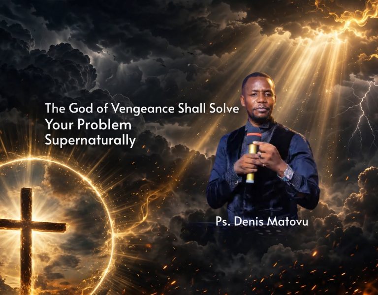 The God of Vengeance Shall Solve Your Problem Supernaturally