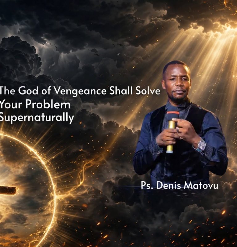 The God of Vengeance Shall Solve Your Problem Supernaturally