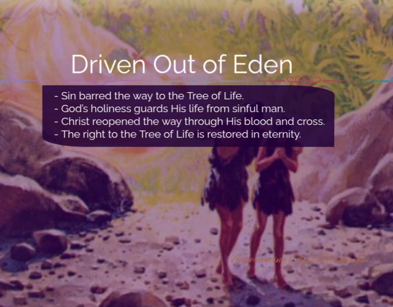 Devotional 248: Driven Out of Eden