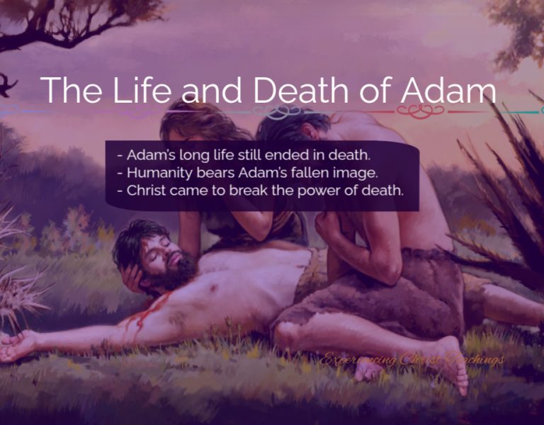 Devotional 261: The Life and Death of Adam