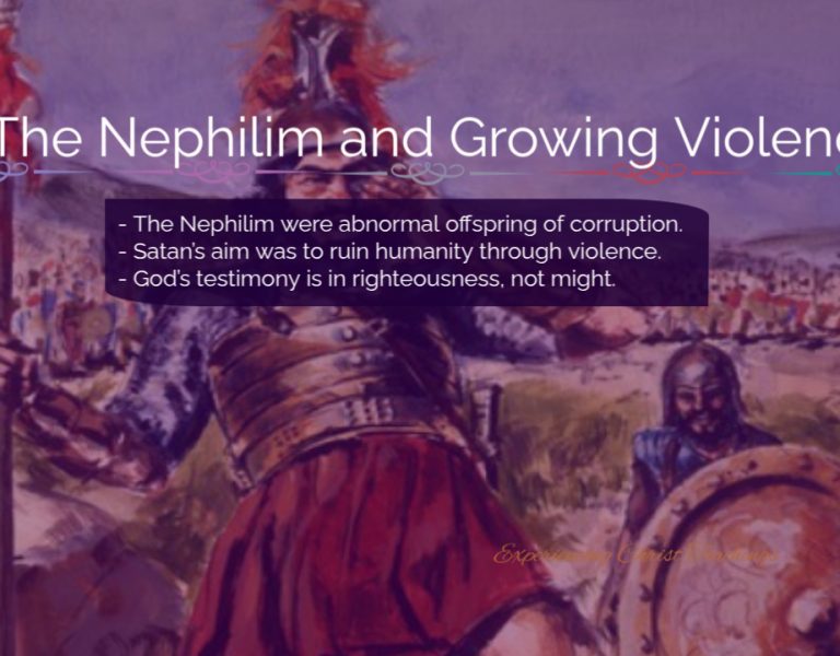 Devotional 268: The Nephilim and Growing Violence