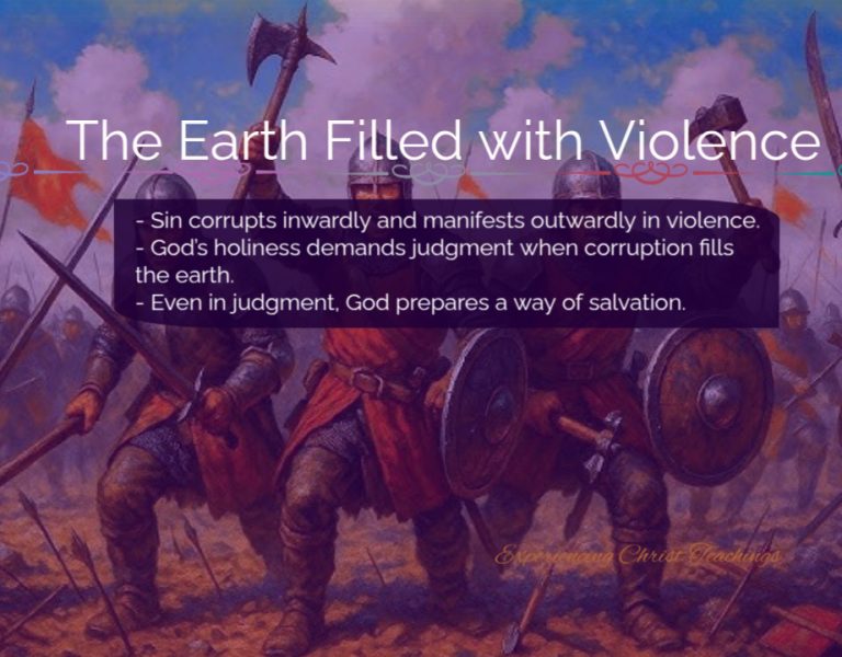 Devotional 271: The Earth Filled with Violence