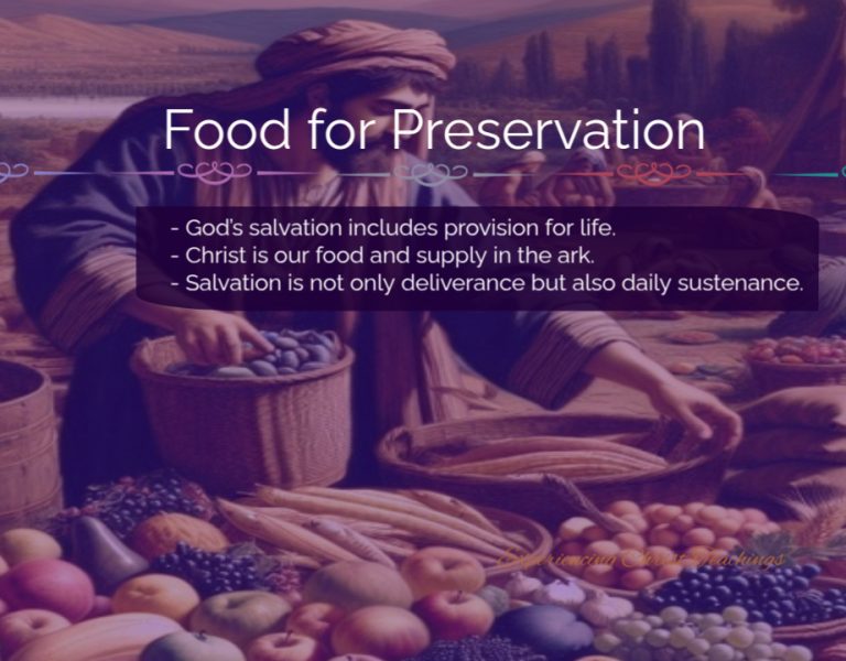Devotional 275: Food for Preservation