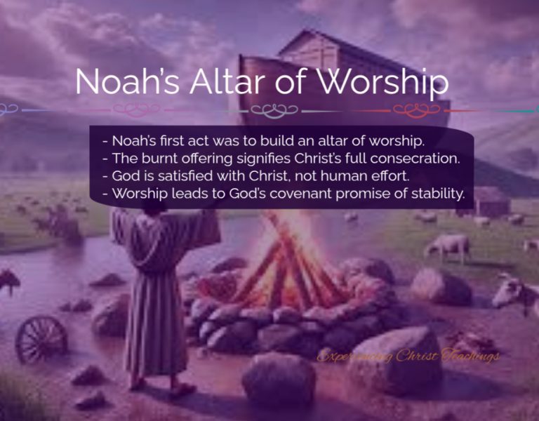 Devotional 288: Noah’s Altar of Worship