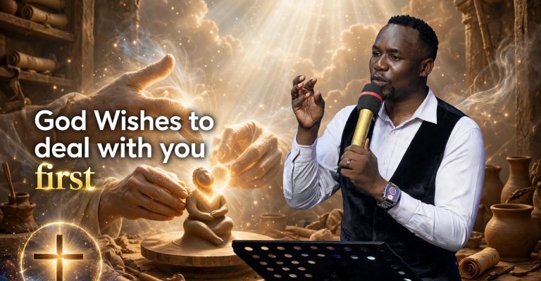 God Wishes to deal with you first