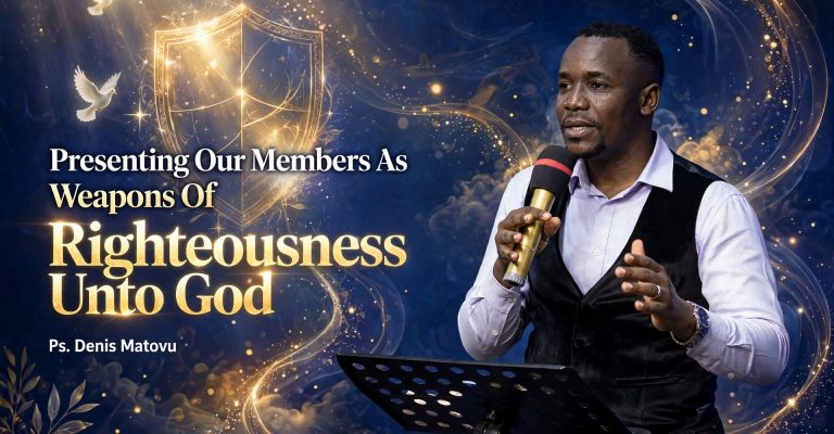 Presenting Our Members As Weapons Of Righteousness Unto God