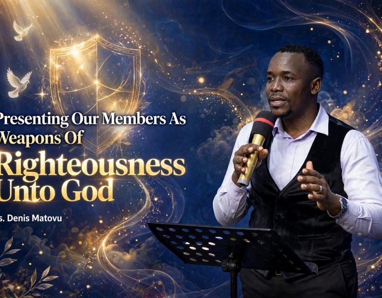 Presenting Our Members As Weapons Of Righteousness Unto God