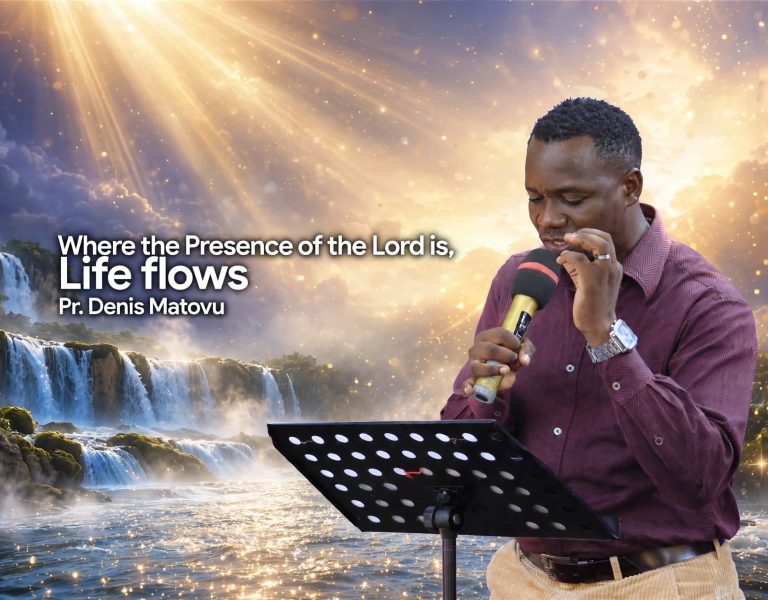 Where the Presence of the Lord is, Life flows