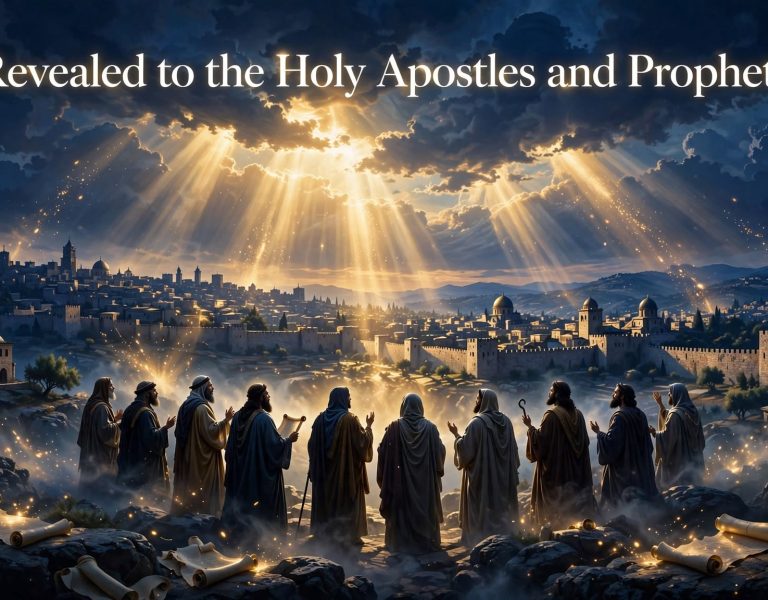 Revealed to the Holy Apostles and Prophets